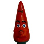 CONDOMERIE - HANDPAINTED NOVELTY CONDOMS CARROT XL